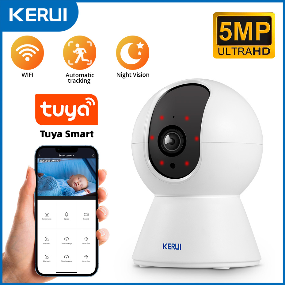 KERUI 5MP Tuya Smart Mini WiFi - Eufy Camera E220 recension och pris
